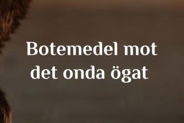 Botemedel mot det onda ögat av avundsjukhet