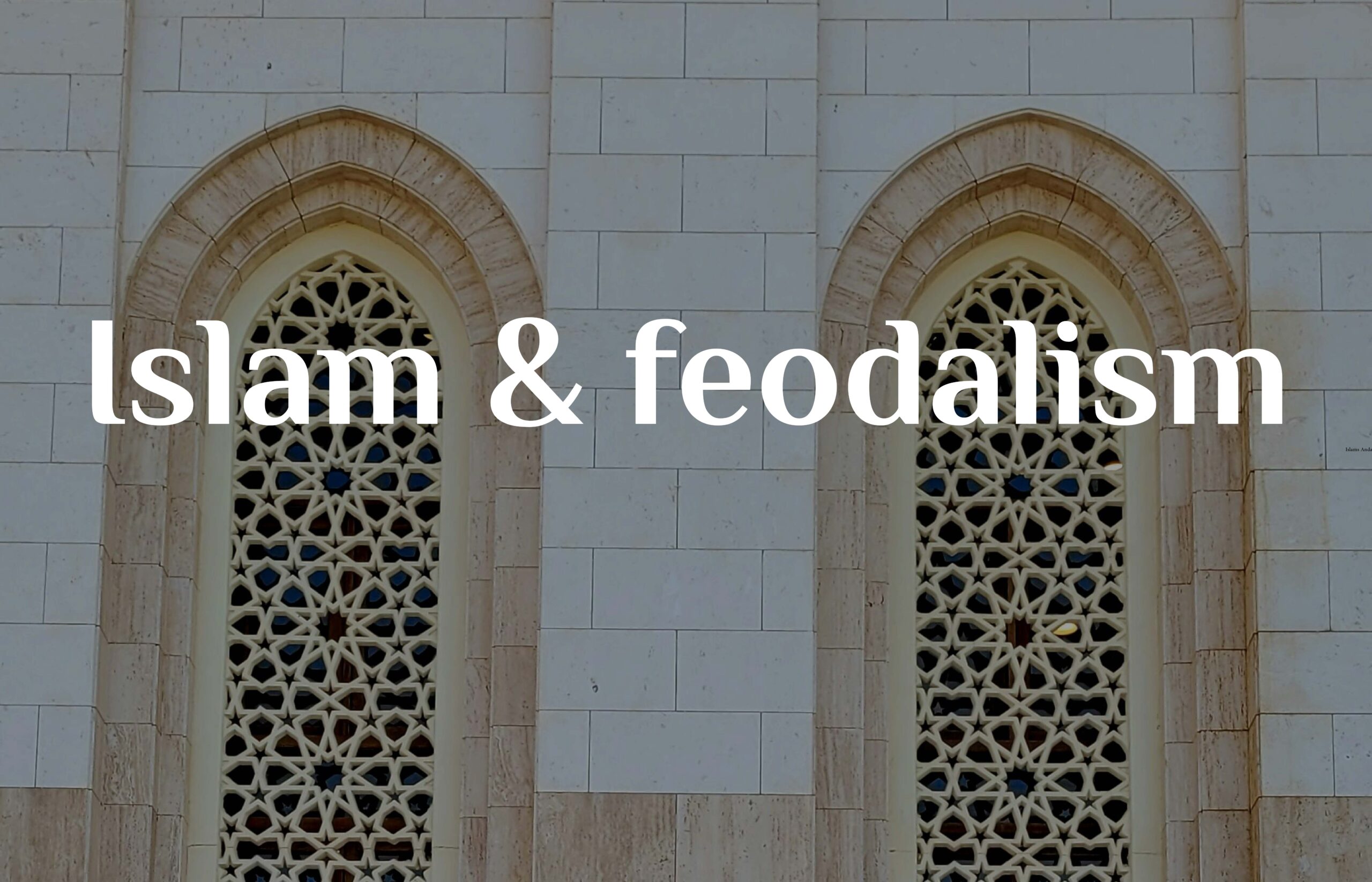 Islam och feodalism