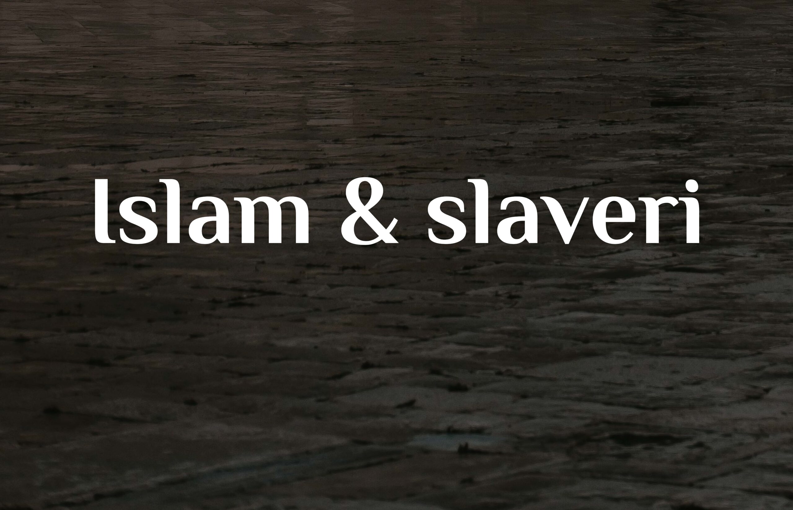 Islam och slaveri