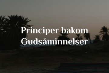 Principer bakom Gudsåminnelser