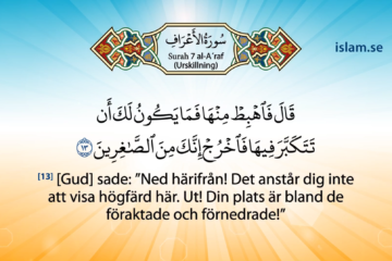Koranen på svenska Kapitel 7 – al-A’raf – Urskillning