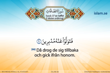 Koranen på svenska | Surah 37 | as-Saffat | (I sluten ordning)