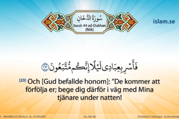 Koranen på svenska | Surah 44 |ad-Dukhan | Rök