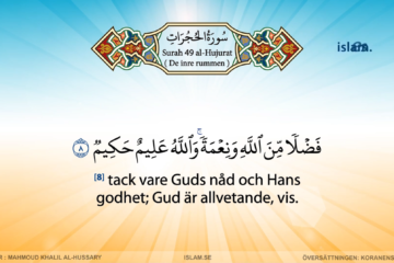 Koranen på svenska | Surah 49 | al-Hudjurat | De inre rummen
