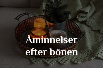 Kapitlet om åminnelser efter bönen