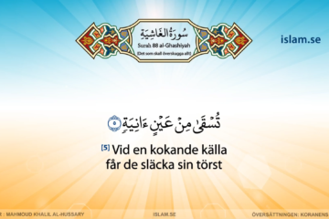 Koranen på svenska | Surah 88 | al-Ghashiyah | Det som skall överskugga allt