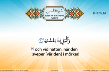 Koranen på svenska | Surah 91 | ash Shams | Solen