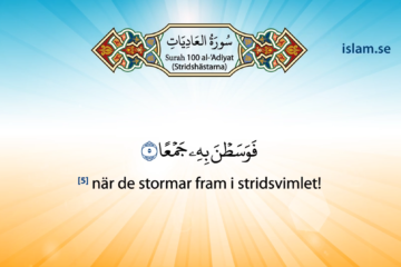 Koranen på svenska | Surah 100 | al-‘Adiyat | Stridshästarna
