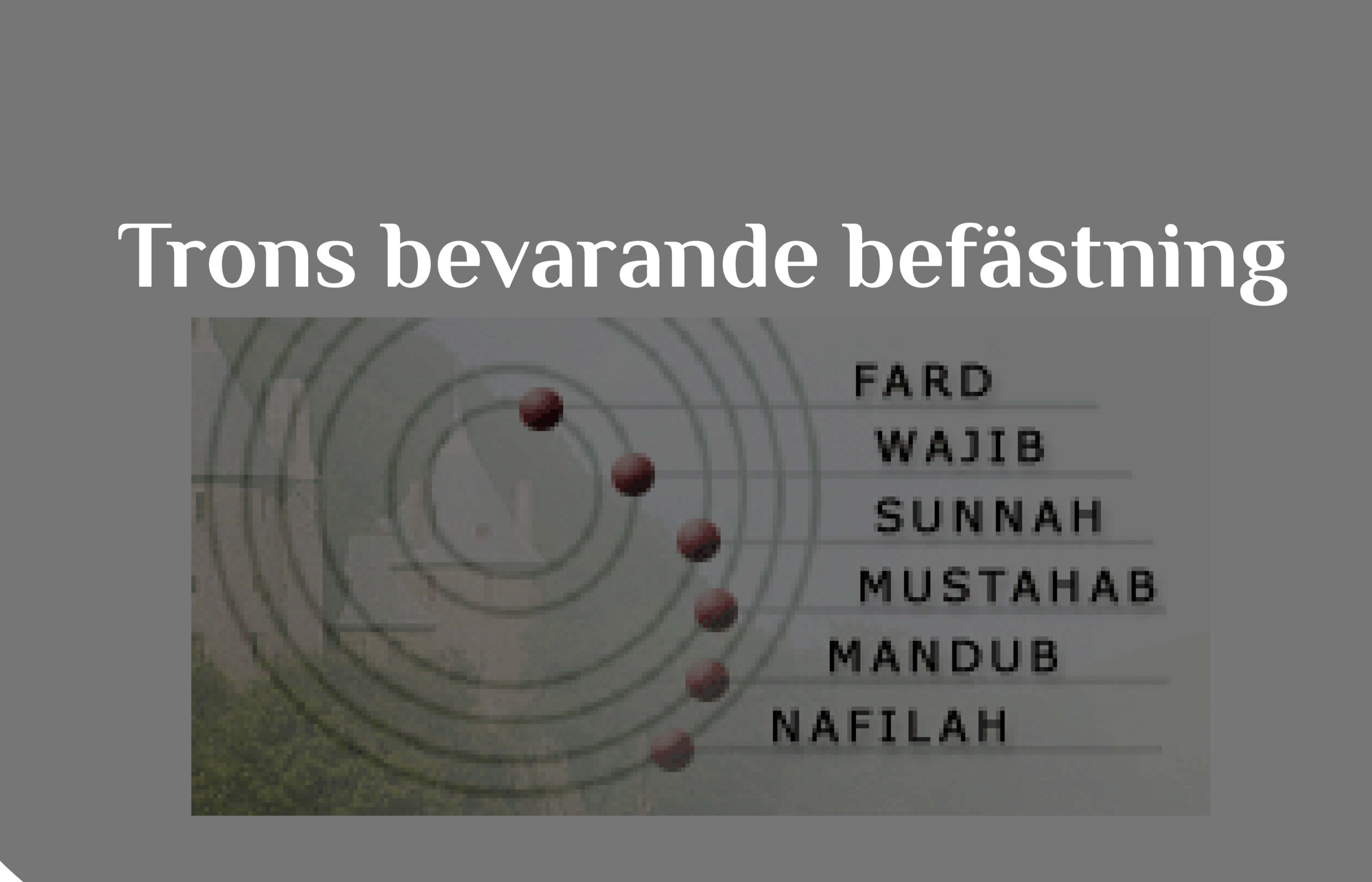 Trons bevarande befästning